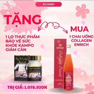 Thực phẩm bảo vệ sức khỏe Hebora Beauty Collagen Enrich (500ml/chai) ( colagen nước uống dưỡng cho da đẹp )