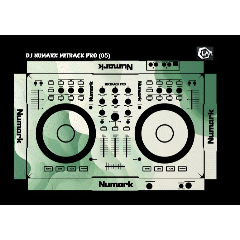 Tấm Dán Skin DJ NUMARK MITRACK PRO , Skin In Theo Yêu Cầu IB Shop Để Gửi Mẫu