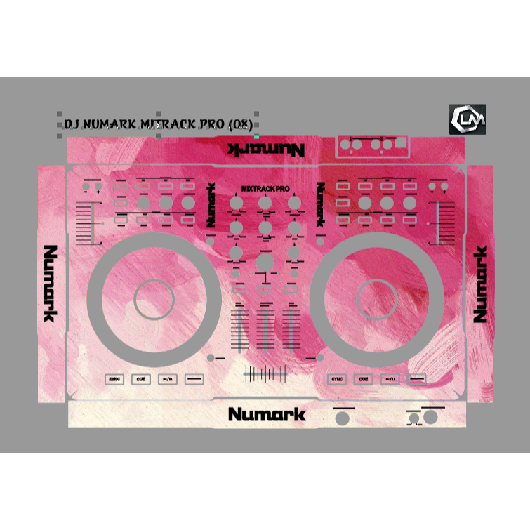 Tấm Dán Skin DJ NUMARK MITRACK PRO , Skin In Theo Yêu Cầu IB Shop Để Gửi Mẫu