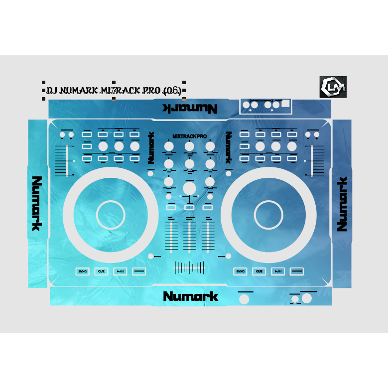 Tấm Dán Skin DJ NUMARK MITRACK PRO , Skin In Theo Yêu Cầu IB Shop Để Gửi Mẫu