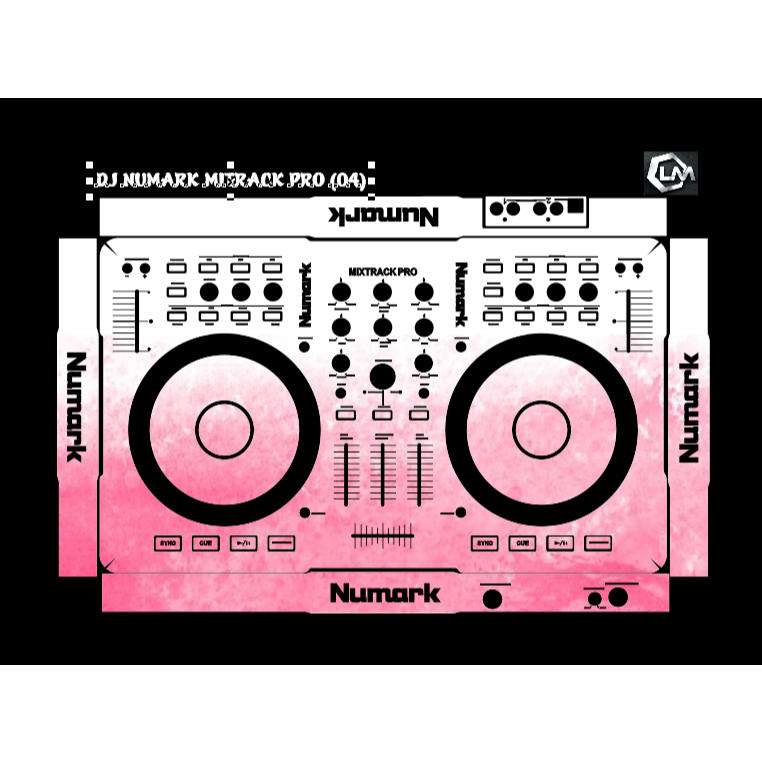 Tấm Dán Skin DJ NUMARK MITRACK PRO , Skin In Theo Yêu Cầu IB Shop Để Gửi Mẫu