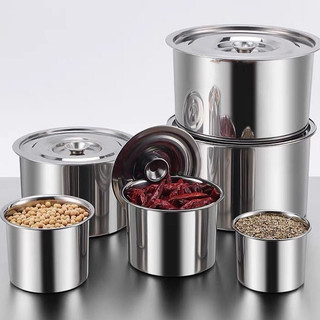 Hộp đựng gia vị inox nồi inox KÈM NẮP Chubby Chef 450-4900ml  Thay thế nồi và thau trộn dùng trên mọi loại bếp