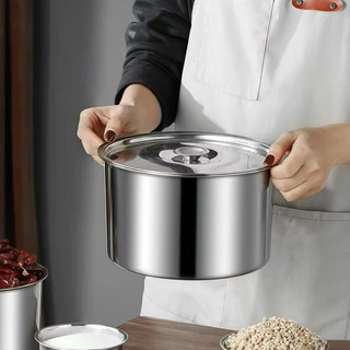 Hộp đựng gia vị inox nồi inox KÈM NẮP Chubby Chef 450-4900ml  Thay thế nồi và thau trộn dùng trên mọi loại bếp