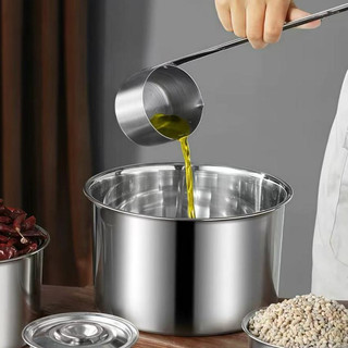 Hộp đựng gia vị inox nồi inox KÈM NẮP Chubby Chef 450-4900ml  Thay thế nồi và thau trộn dùng trên mọi loại bếp