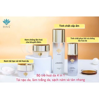 Bộ trẻ hóa da 4 in 1 REJUVENATING KIT giúp tái tạo da, làm trắng sáng, mờ nám và tàn nhang mở