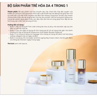 Bộ trẻ hóa da 4 in 1 REJUVENATING KIT giúp tái tạo da, làm trắng sáng, mờ nám và tàn nhang mở