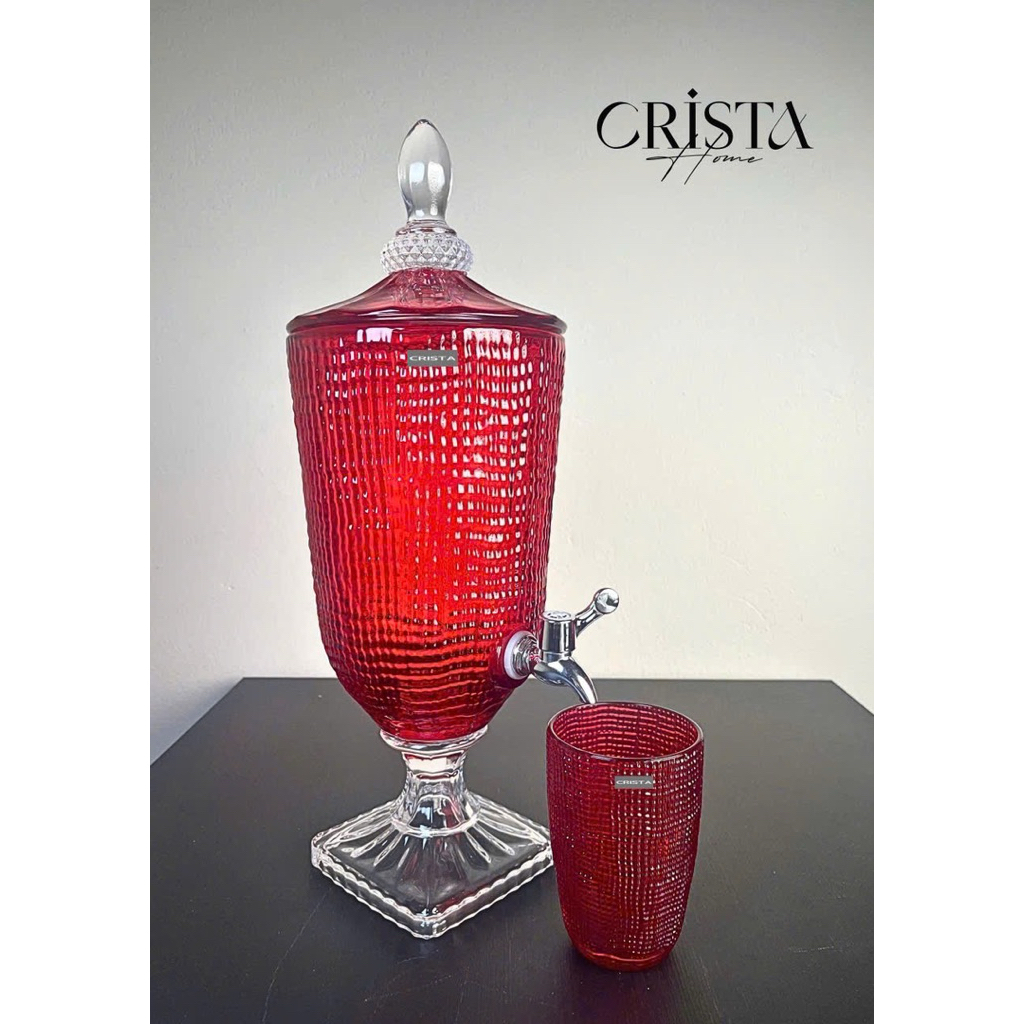 BÌNH THỦY TINH VÂN LƯỚI CRISTA HOME 3.3L – CAO CẤP, SANG XỊN HẾT NẤC