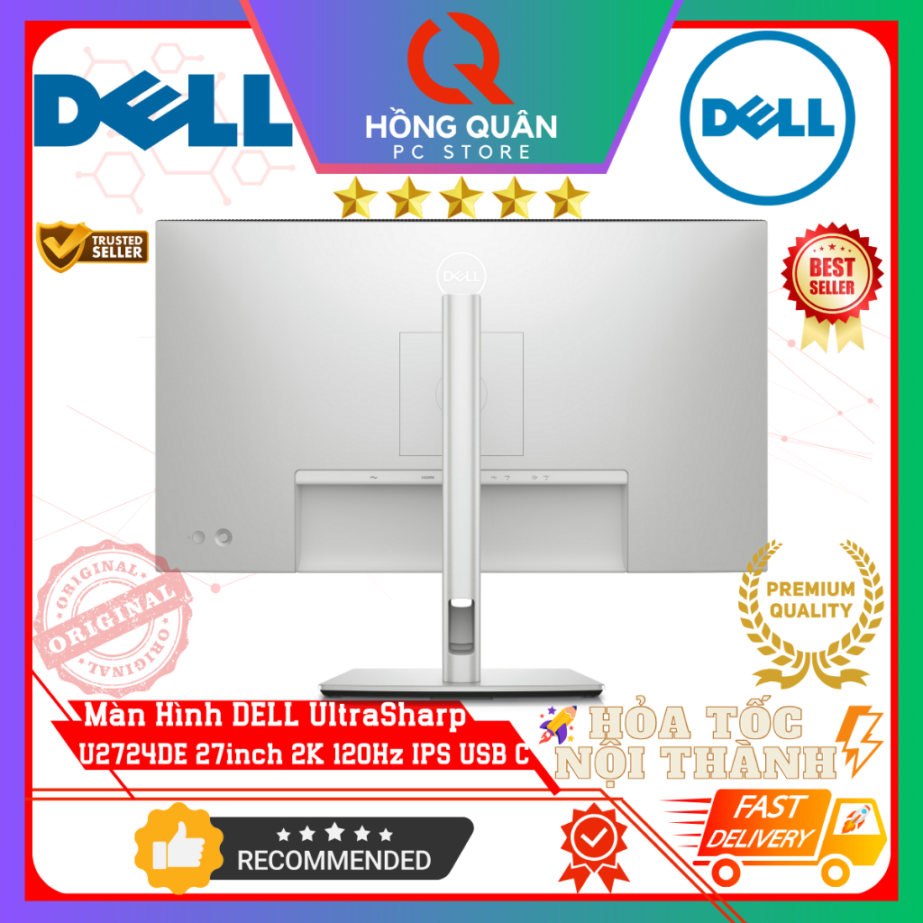 Màn Hình DELL UltraSharp U2724DE 27inch 2K 120Hz IPS 5ms Thunderbolt 4 Network RJ45 New - Hàng Chính Hãng Bảo Hành 3 Năm | BigBuy360 - bigbuy360.vn