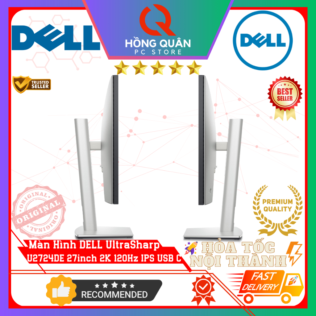 Màn Hình DELL UltraSharp U2724DE 27inch 2K 120Hz IPS 5ms Thunderbolt 4 Network RJ45 New - Hàng Chính Hãng Bảo Hành 3 Năm | BigBuy360 - bigbuy360.vn