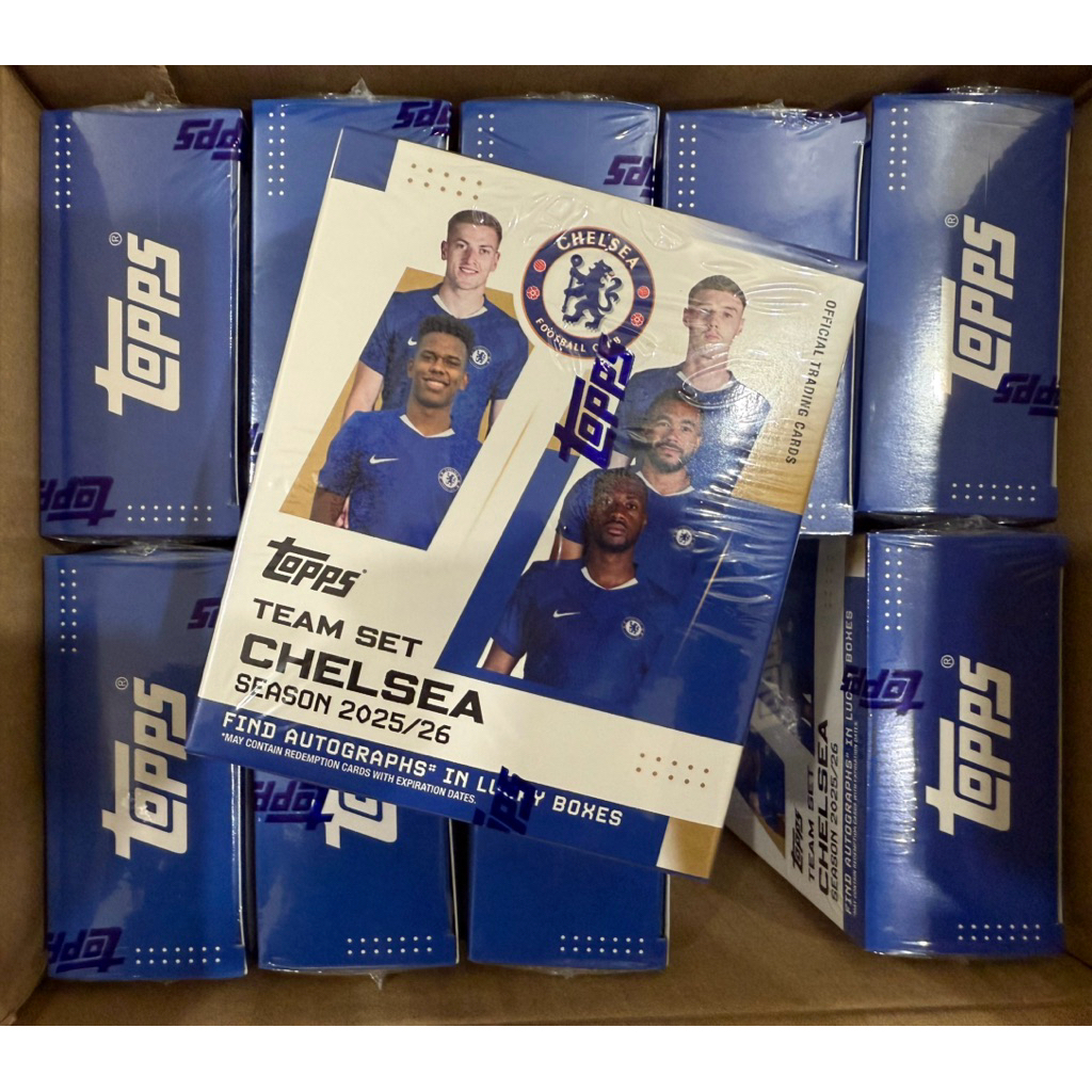 Hộp thẻ bóng đá Topps Chelsea Team Set 2025/26 | Shopee Việt Nam