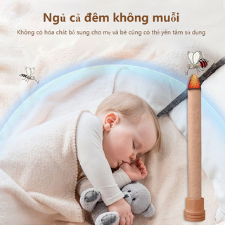 Nhang Muỗi Ngải Cứu An Toàn Cho Mẹ Và Bé Đuổi Muỗi Hiệu Quả Hương Thơm Thư Giãn Khử Mùi Khử Khuẩn（Tặng kèm chân đế inox）