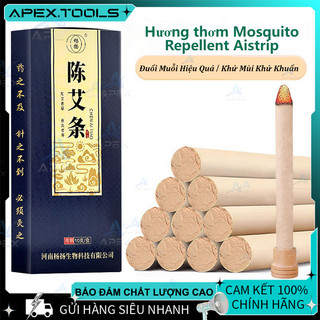 Nhang Muỗi Ngải Cứu An Toàn Cho Mẹ Và Bé Đuổi Muỗi Hiệu Quả Hương Thơm Thư Giãn Khử Mùi Khử Khuẩn（Tặng kèm chân đế inox）
