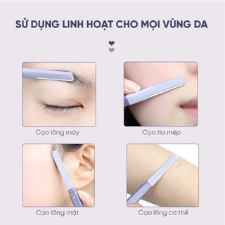 Dao Cạo Lông Mày 2 Đầu Amortals Double Headed Macro Eyebrow Razor Duduhouse