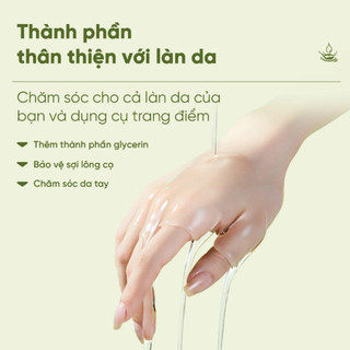Nước Giặt Cọ Mút Trang Điểm Makeup Amortals Nhĩ Mộc Sạch Nhanh Dịu Nhẹ Khử Khuẩn