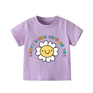 👕 Áo Thun Bé Gái mềm mịn thoáng mát in hình dễ thương 👕 AT481