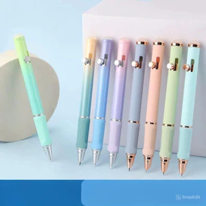 Bút Máy Bấm BC-03, Thiết Kế Hiện Đại, Ngòi Bền Đẹp, Dùng Cho Học Sinh Tiểu Học.