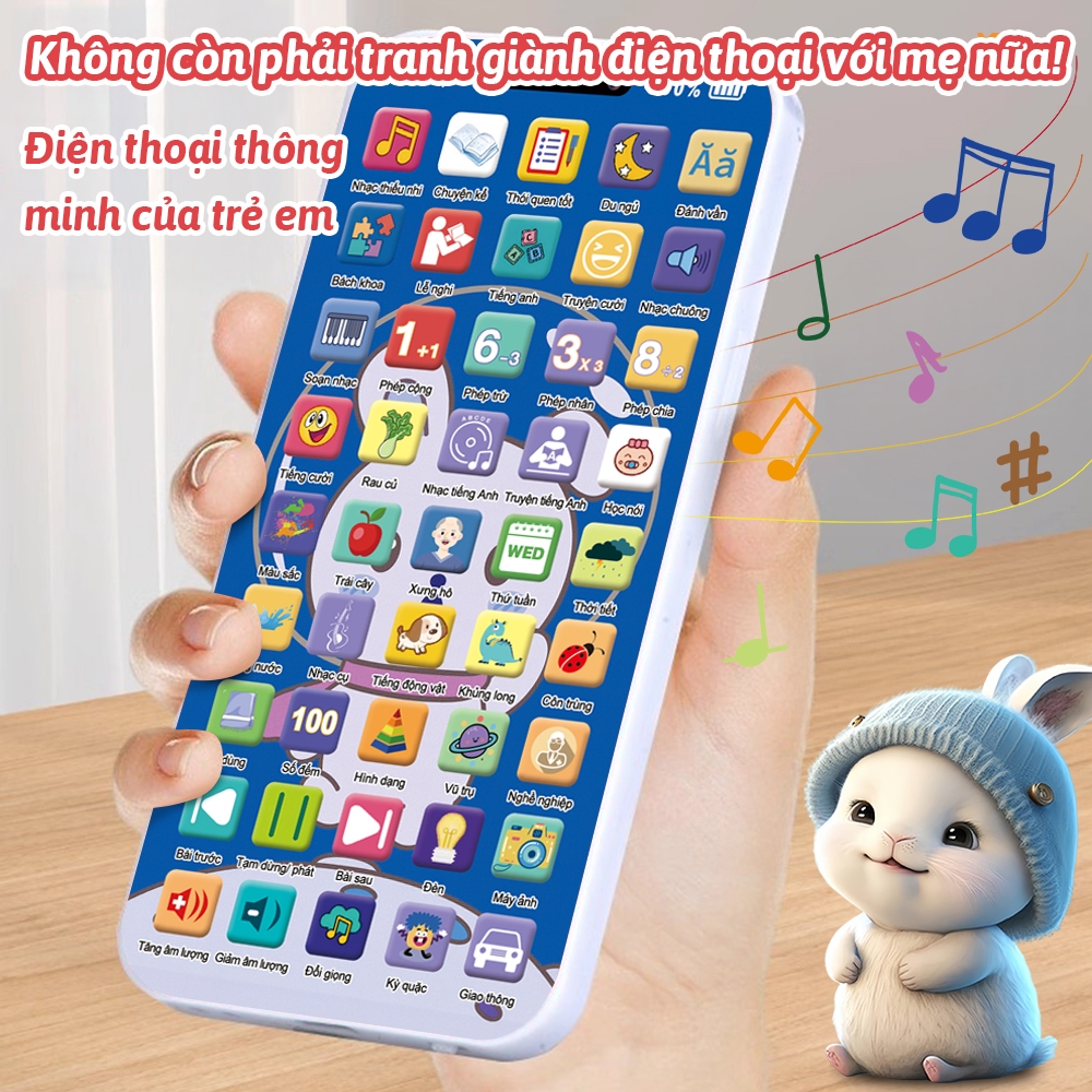 Máy Học Chữ Số Tiếng Việt Cho Bé Từ 1 Tuổi | Quà Tặng Thông Minh - Kích Thích Trí Não & Ngôn Ngữ