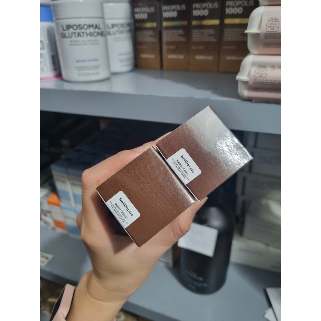 [Hàng CTY] Serum keo ong Wellderma Propolis 1000 Energy Ampoule Sáng Da, Thu Nhỏ Lỗ Chân Lông 50ml_CNP Laboratory