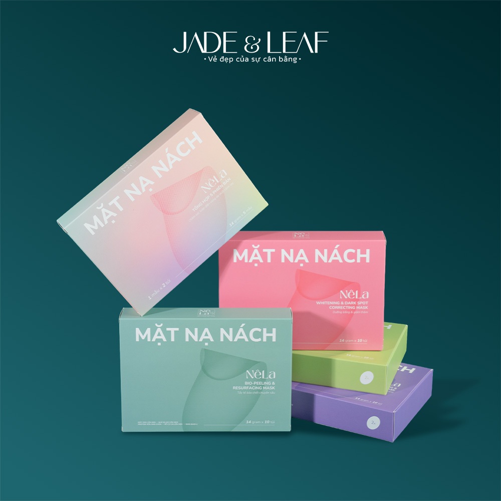 Mặt Nạ Nách Jade&Leaf Chính Hãng, Dưỡng Trắng Giảm Thâm Whitening & Dark Spot Correcting Mask