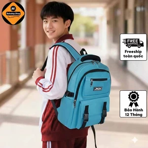 Balo unisex đi học chống sốc laptop Xbags Sea Blue XB3201 cao cấp gọn nhẹ nam nữ!