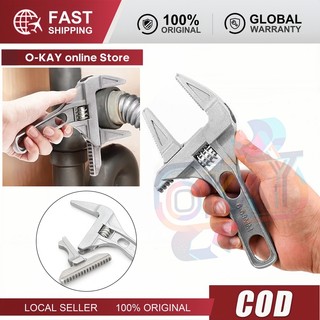 Mỏ Lết Miệng Rộng 68mm - Hợp Kim Nhôm, Cờ Lê Đa Năng Vặn Ống Nước