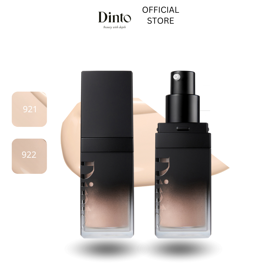 [LIVE] Kem Nền Màu Lì Kiềm Dầu Mịn Nhẹ Che Khuyết Điểm DINTO Wooncho Blur-Matte Foundation 25g