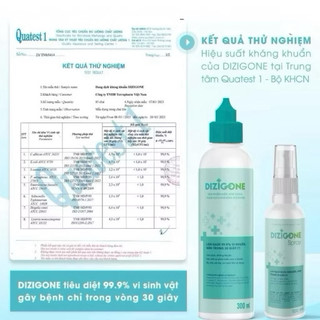Dung dịch xịt Kháng khuẩn Dizigone - Xịt sát khuẩn, lành vết thương cho bé dung tích 100ml / 300ml / 500ml
