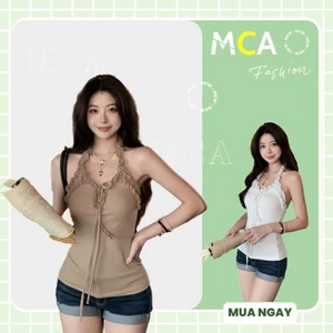 Áo Cổ Yếm Bèo Dáng Ôm Thắt Nơ Ngực MCA Kiểu Hở Lưng Gợi Cảm A51548