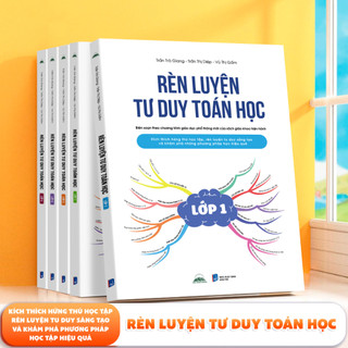 Sách - Combo 5 Cuốn: Rèn Luyện Tư Duy Toán Học: Từ Lớp 1 Đến Lớp 5 - Tiên Phong Books
