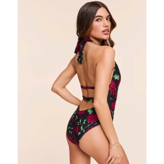 Bộ đồ bơi bikini liền thân kín đáo họa tiết hoa hồng cao cấp – Tôn dáng, quyến rũ, che khuyết điểm