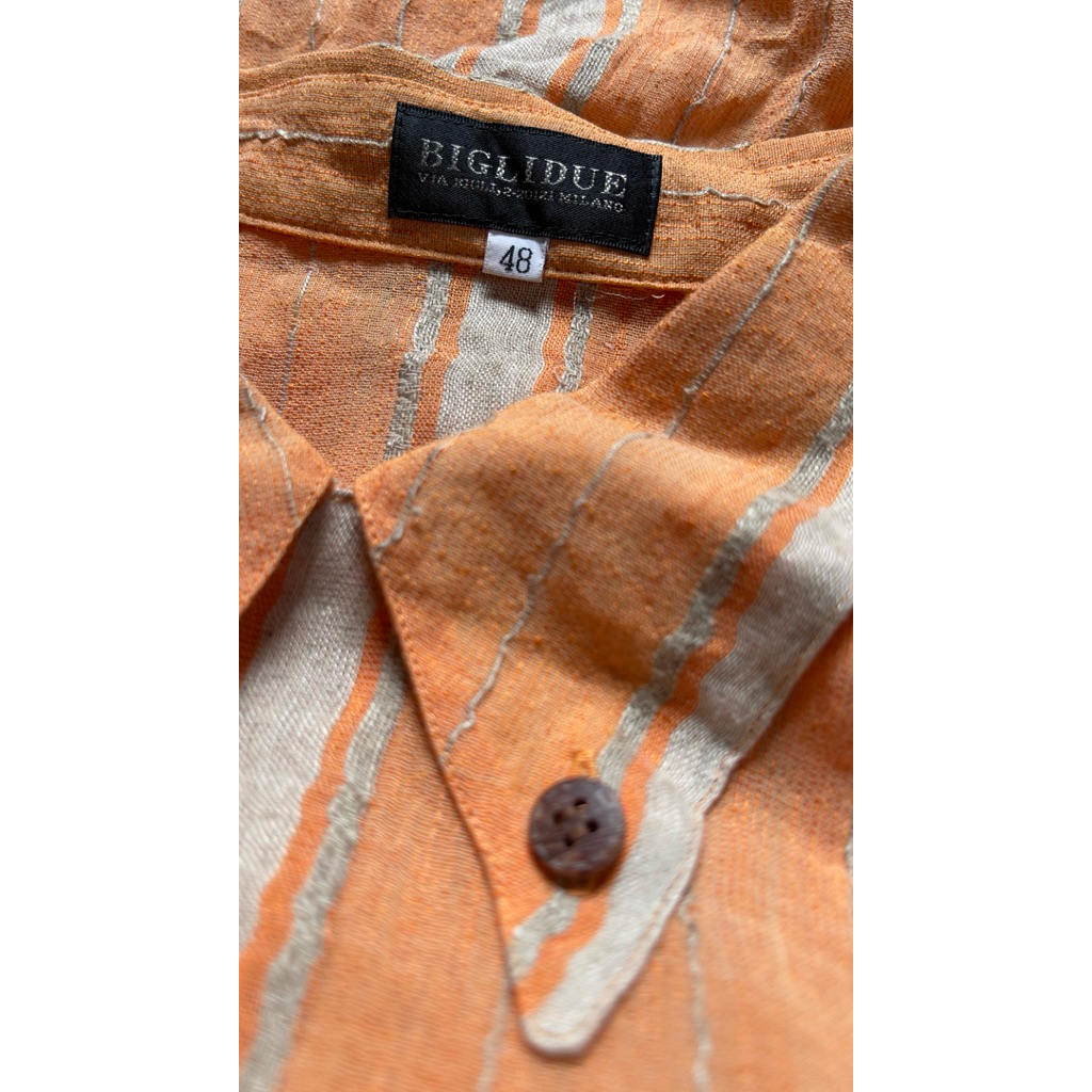 sơ mi linen Nhật - XL - trên 75 kg