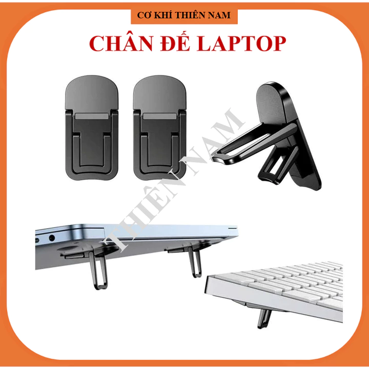 Chân Đến Tản Nhiệt Laptop, Giá Đỡ Laptop Mini Gập Gọn, Đế Kê Laptop Tản Nhiệt Điều Chỉnh Độ Cao