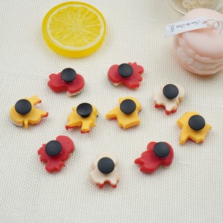 Set 10 Sticker, Charm 3D chủ đề Shin du xuân Tết 2025 gắn Dép Sục, Cá Sấu JB-301 Mita