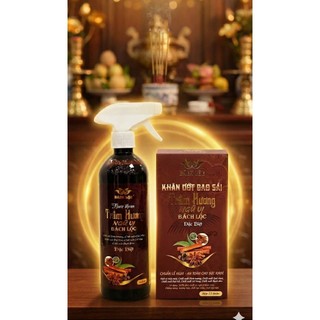[Bách Lộc Việt Lễ] Nước Thơm Bao Sái Ngũ Vị Bách Lộc 500ml - Thảo Mộc Tự Nhiên Thanh Tẩy Bàn Thờ Tết 2026