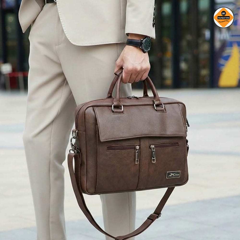 Cặp Da Công Sở Cao Cấp Xbags Lavish XB 4301 Sang Trọng, Đựng Laptop 15.6 Inch, Chuẩn Doanh Nhân!