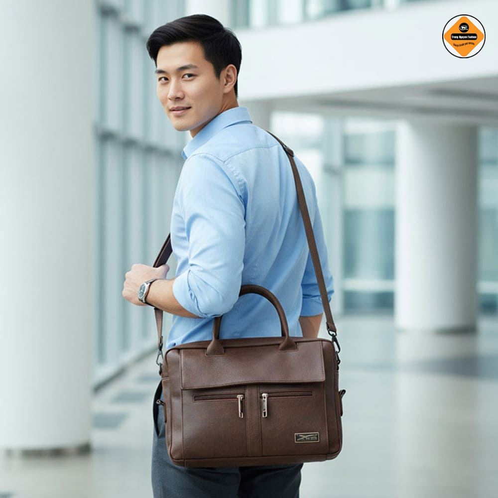 Cặp Da Công Sở Cao Cấp Xbags Lavish XB 4301 Sang Trọng, Đựng Laptop 15.6 Inch, Chuẩn Doanh Nhân!