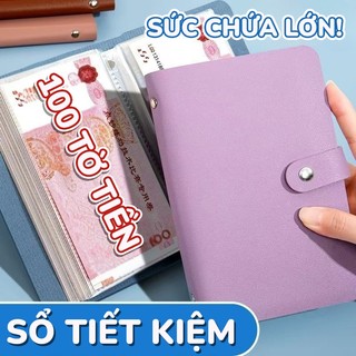 Sổ Tiết Kiệm Đựng Tiền 100 Trang – Chất Liệu Bền Đẹp, Giá Rẻ, Ghi Chép Chi Tiêu Khoa Học Và Hợp Lý