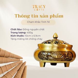Giỏ quà tặng trầm hương phong thủy xông nhà văn phòng khai trương tân gia cao cấp "Thiên Thời Trường Cửu Ngũ"Tracy Gifts
