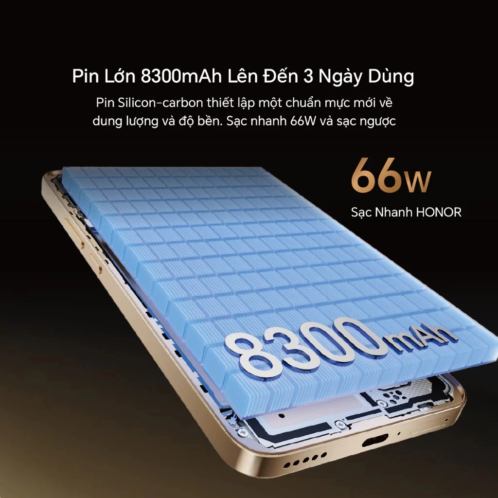 Điện thoại Honor X9d 5G 12GB + 512GB Chính hãng | Pin 8300mAh | Màn hình 6.79" 1.5K | NFC