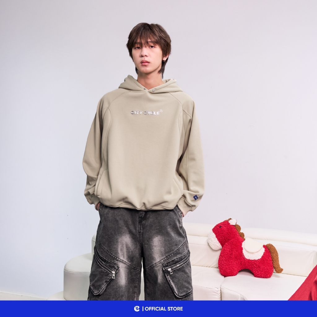 Áo hoodie boxy nỉ bông cá sấu mùa đông nam nữ boxy Local Brand Chính Hãng City Cycle Áo hoodie Space Ver 3