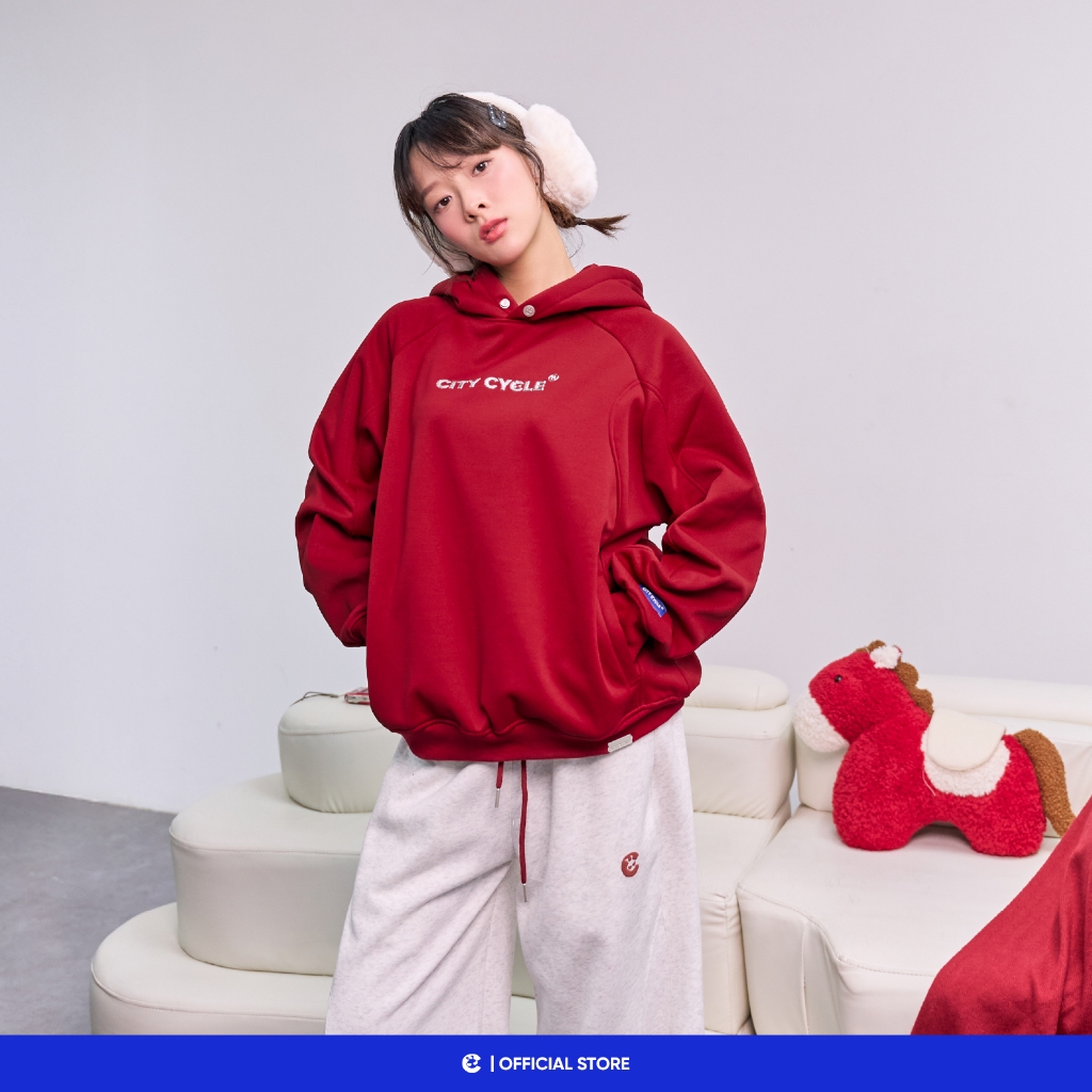 Áo hoodie boxy nỉ bông cá sấu mùa đông nam nữ boxy Local Brand Chính Hãng City Cycle Áo hoodie Space Ver 3