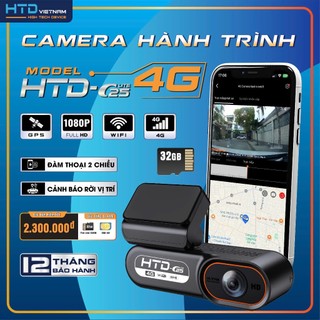 Camera Hành Trình Ô Tô HTD-C25 Lite 4G – Xem Từ Xa Qua Điện Thoại, Tặng Thẻ 32GB