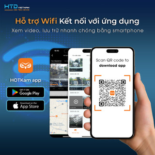 Camera Hành Trình Ô Tô HTD-C25 Lite 4G – Xem Từ Xa Qua Điện Thoại, Tặng Thẻ 32GB