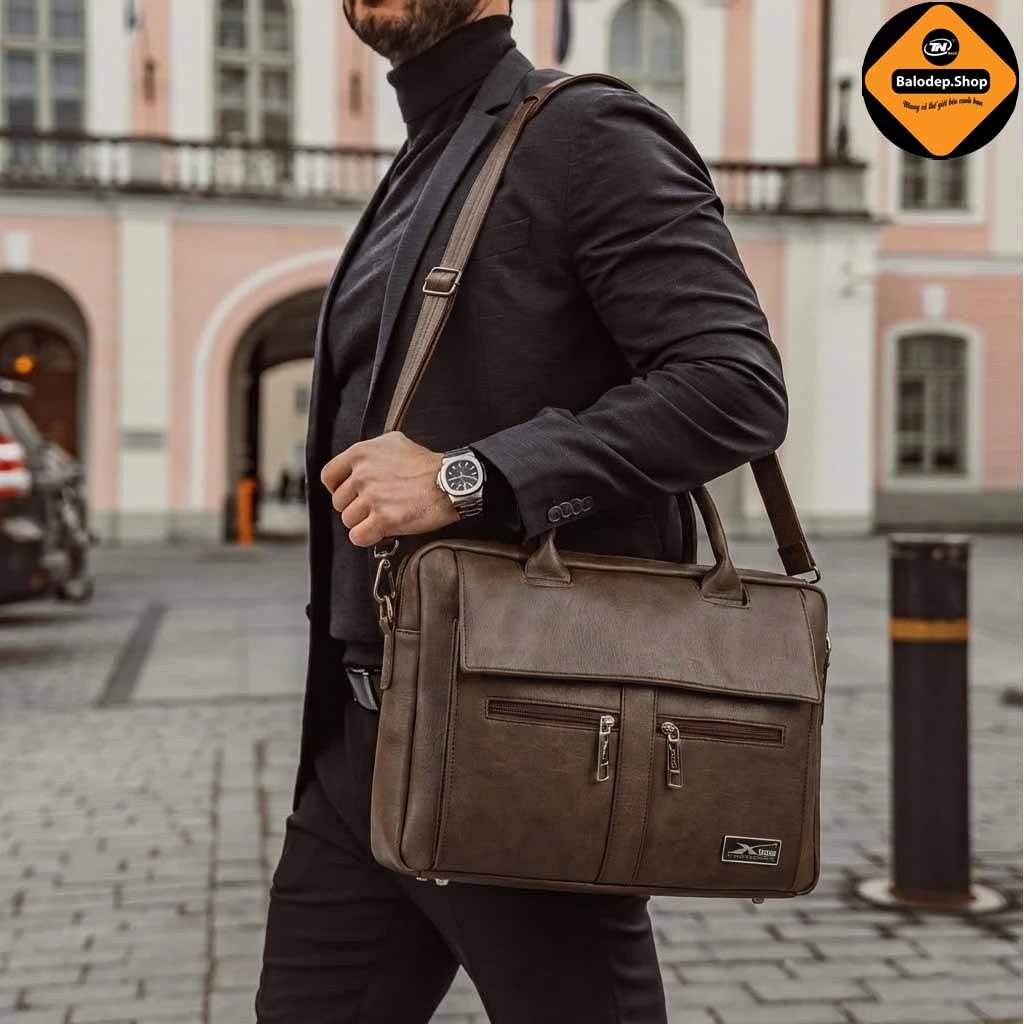 Cặp Công Sở Xbags Lavish XB 4301 Da Cao Cấp, Sang Trọng, Lịch Lãm, Chuẩn Phong Thái Doanh Nhân!