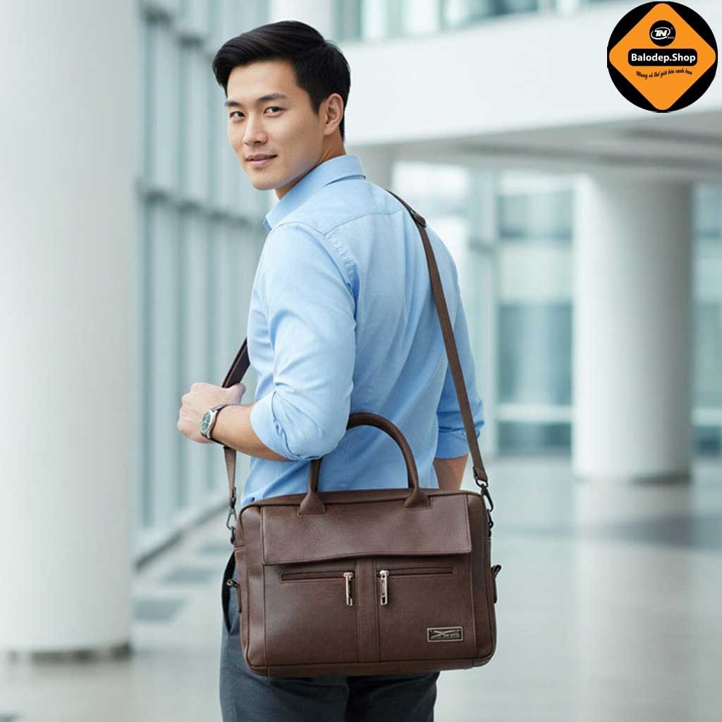 Cặp Công Sở Xbags Lavish XB 4301 Da Cao Cấp, Sang Trọng, Lịch Lãm, Chuẩn Phong Thái Doanh Nhân!