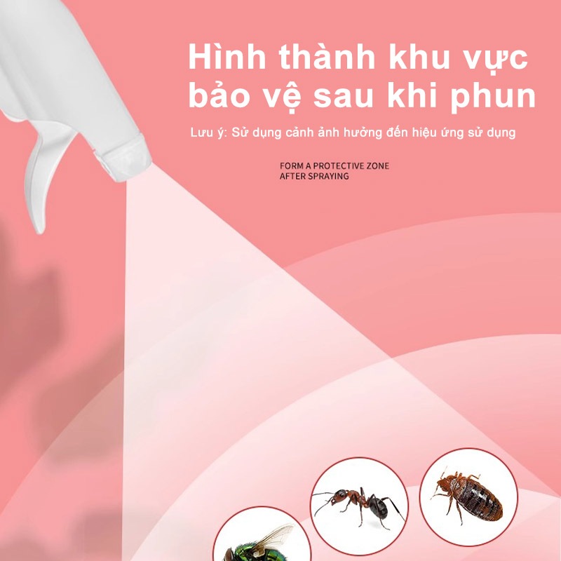Chai xịt diệt kiến diệt gián, đuổi và diệt côn trùng hiệu quả, Diệt kiến, gián, ruồi, muỗi an toàn hiệu quả, nhiều hươn