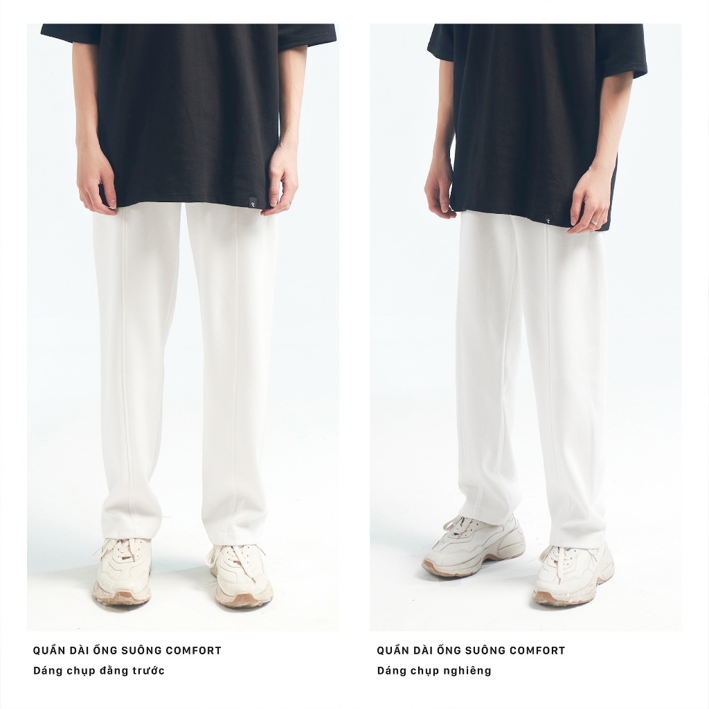Quần ống rộng nam nữ dài nỉ suông vải mùa đông Local Brand Chính Hãng City Cycle Quần dài ống suông Comfort