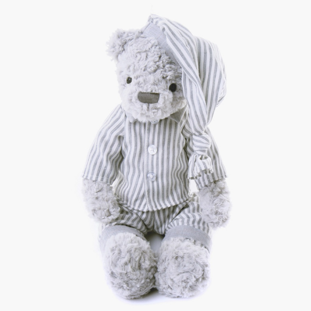 Gấu Thú Bông Ghiền Thỏ Bận Váy Pijama Nón Ngủ Sleepy Quà Tặng Độc Đáo Lông Xù Siêu Mềm Mịn Siêu Dễ Thương
