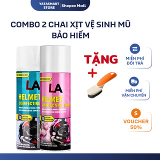 Xịt Vệ Sinh Mũ, Nón Bảo Hiểm Vệ Sinh Bọt Tuyết Khử Trùng, Diệt Khuẩn MẪU MỚI 2026 YATASMART