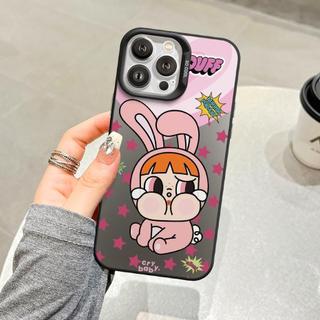 Ốp Lưng iPhone Powerpuff IMD Cứng Nhám, Chống Sốc, Bảo Vệ Camera - iP 6/6s/7/8/Plus/X/XS/XR/11/12/13/14/15/16/17/Pro/Max